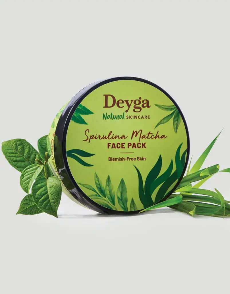 Spirulina Matcha Face Pack