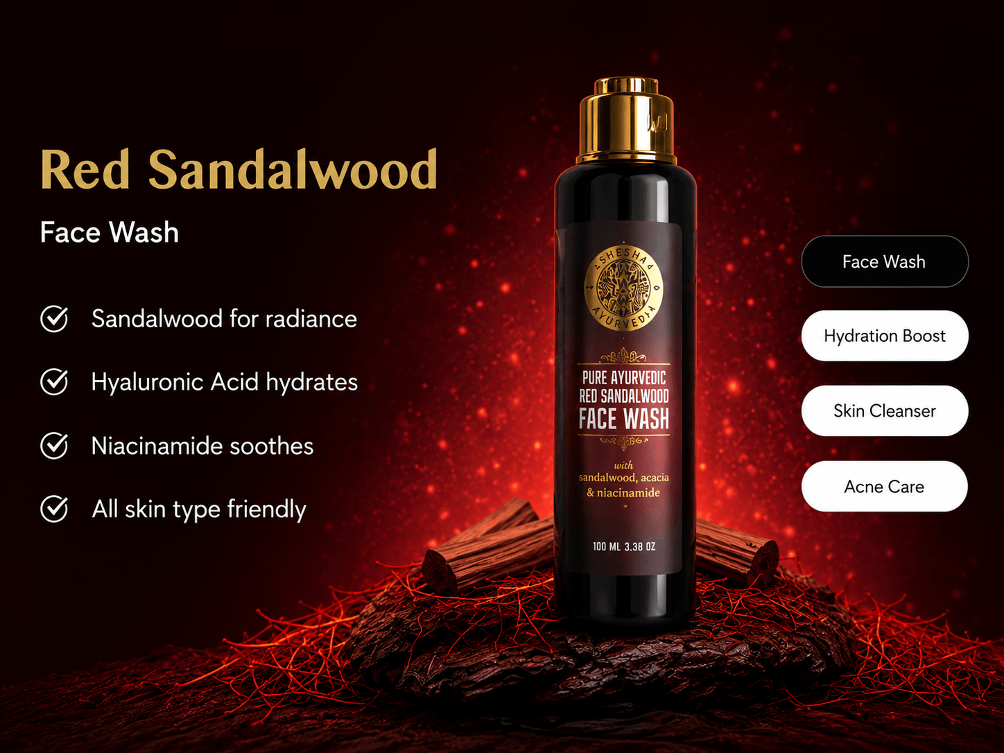 Red Sandalwood Kumkumadi Night Repair Cream product information