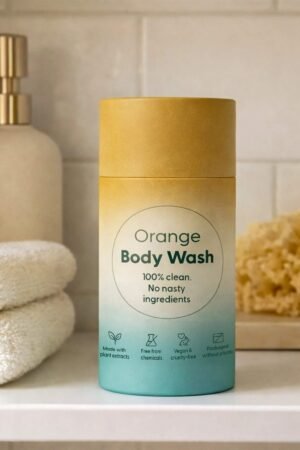 Orange Body Wash (Natural Scrub)